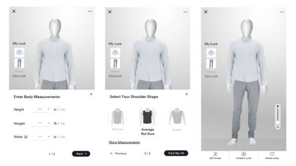 Men’s Virtual Fitting Room Launched! - Style.me