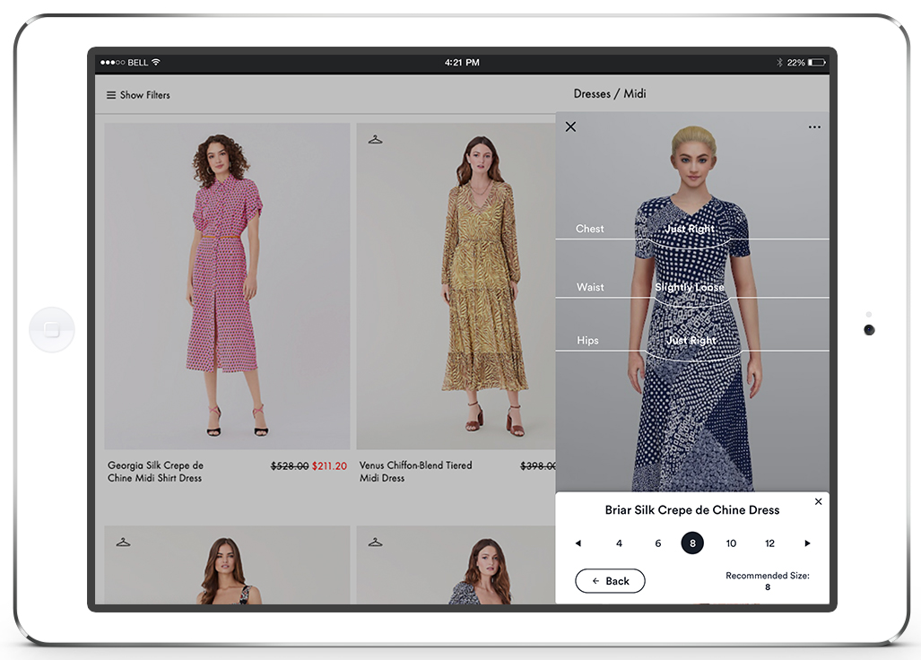 Looksize – Virtual Fitting Room Solution