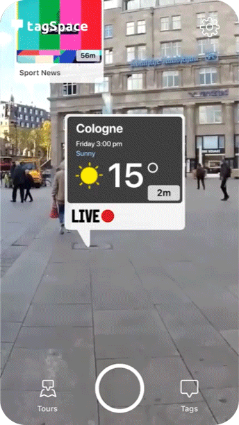 tagSpace NYC mixed reality